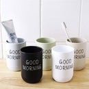 Plastic Travel Simple Nordic Non-slip Washing Cup Toothbrush Holder Mouthwash