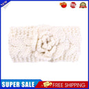 Kids Baby Infants Warm Wool Crochet Headband Turban Stretch Flower Hairband