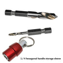 1/4 inch Hex Shank Screw Drill Extension Screwdriver Bits Holder (Red) Newly