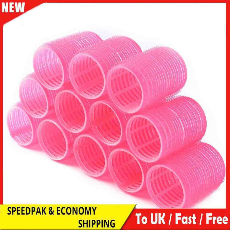 Self Grip Hair Rollers Cling DIY Hair Curlers Salon Hairdressing Curlers Tools