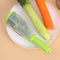 Multifunctional Fruit Peeler with Rubbish Bin Vegetable Skin Cutter (White)