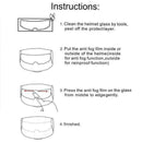 Motorcycle Helmet Waterproof Rainproof Anti-Fog Lens Visor hot Clear Film I4A7