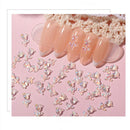 Manicure DIY Cute Aurora Rose Flowers Nail Jewelry Charms Nail Art Decorations