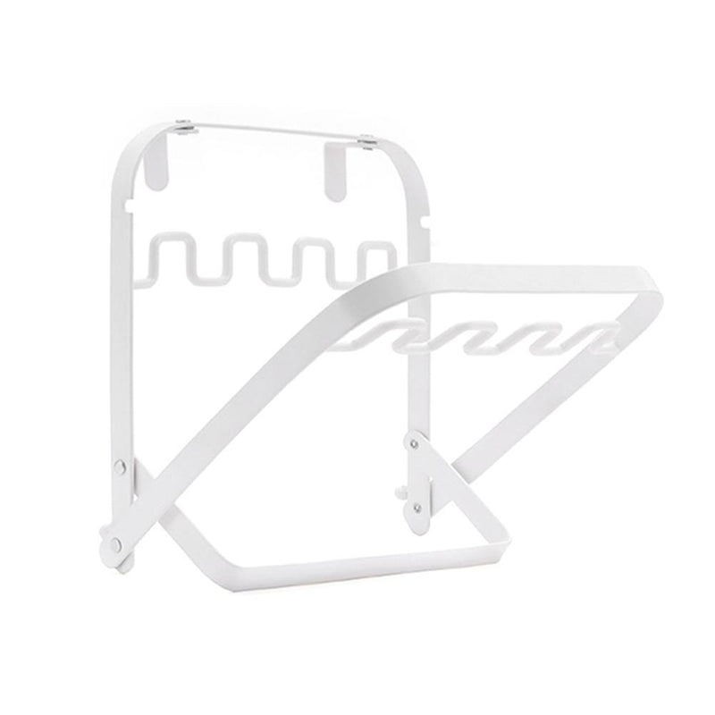 Foldable Garbage Bag Holder Accessories Hanging Rack for Camping Picnic (Black)