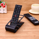 4 Cell TV DVD Remote Control Organizer Phone Holder Storage Stand(Black) Newly