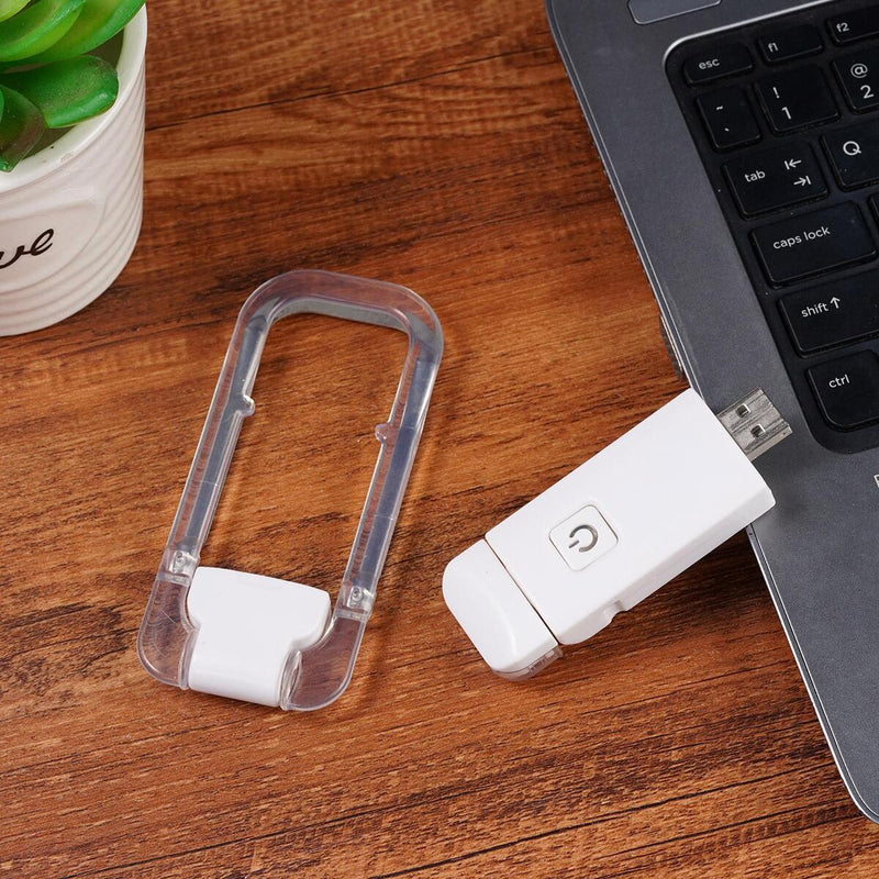1Pcs USB Flexible Reading LED Light Clip-on Book Desk Reading Night Light Ne!