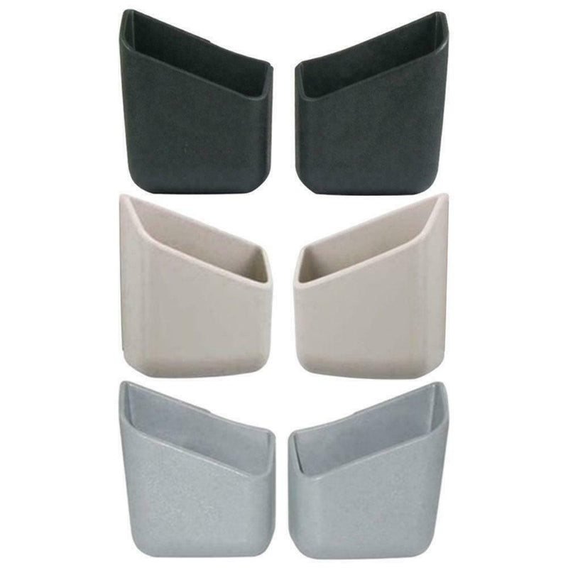 2PC Universal Car Auto Accessories Phone Organizer Bag Boxes Holder Storage J5A5