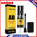 A+B Metal Adhesive Super Glue Water Tank Casting Repair Agent Kit with Brush