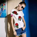 Fashion T-shirt Jeans Craft Sew/Iron on Embroidered Flowers Applique Patch