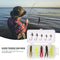 Sharp Blood Slot  Head Soft Lure+Fishing Hook with Barbed Hook Suit