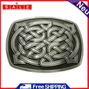 Celtic Buckles Wide Belts Alloy Jeans Accessories for Men Women Cowboy Style