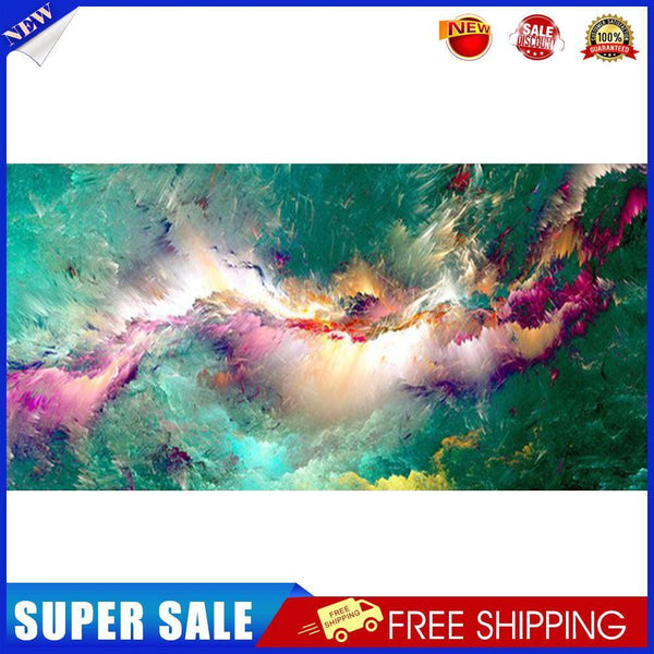 Colorful Cloud Drawing Frameless DIY Oil Paint by Numbers Canvas Home Decor