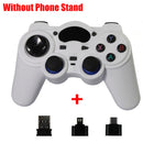2.4G Wireless Gaming Controller USB Receiver Joystick (No stand White) Newly