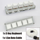 5 Key Gaming Keyboard Program Macro keypad + 1.5M Data Cable Mechanical Keyboard