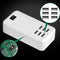 1.5m Cable Multi 6-Ports Portable Socket Power Supply Adapter USB Phone Charger