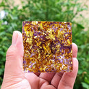 Crystal Orgone Pyramid Healing Reiki Chakra Stones Orgonite Pyramid 6cm (A)