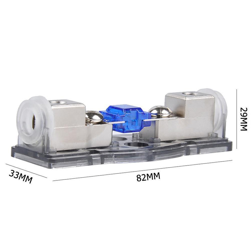 Car Audio 60 AMP Mini ANL Fuse Holder Block 4/8 GA IN 4/8 GA OUT with Fuse