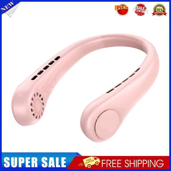 #A Portable Air Cooling Bladeless Outdoor Sports Travel Wearable Hanging Neck Fa