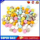 100pcs Retro Octagon Fire Painting Pills Sealing Wax Grain for Envelope (A)