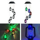Solar Lanterns Wind Chime, Color Changing LED Light Wind Bell for Outdoor Newly
