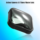 15x Lens Filters Camera Optic for Go Pro Hero 5/6/7/9/10 Macro Parts Protector