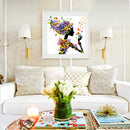 Butterfly Beauty Lady 5D Drill Diamond DIY Painting Craft Home Decor A