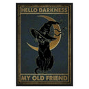 Full Cross Stitch Moon Cat Embroidery Cotton Thread DIY 11CT Stamped Needlework