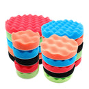 8pcs Car Polishing Disc Waxing Sponge Car Polisher Drill Adapter (6 inch)