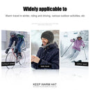 Winter Warm Cycling Fleece Ear Protection Cap Skiing Beanie (Dark Gray)