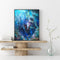 Underwater Castle Oil Paint By Numbers Kits Canvas Picture Wall DIY Crafts