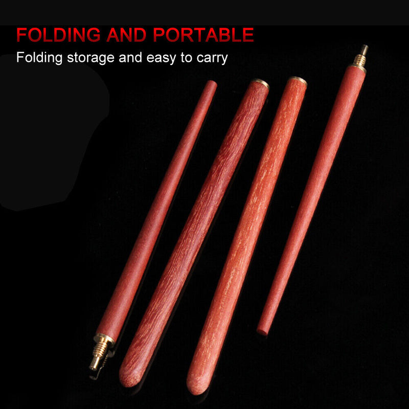 1 Pair Wooden Folding Chopsticks Outdoor Camping Tableware Portable Chopstick
