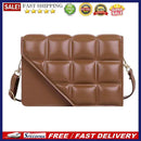 Fashion PU Leather Flap Clutch Women Quilted Mobile Phone Casual Shoulder Bags