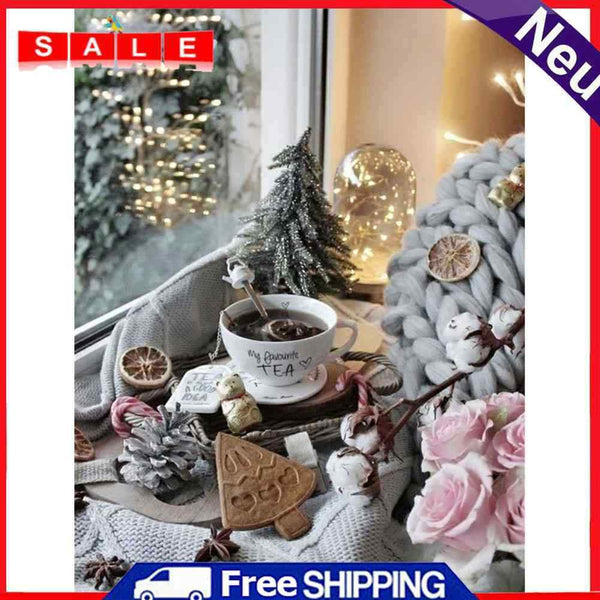 Diamond Painting DIY Windowsill Full Round Diamond Mosaic Art