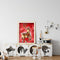 5D DIY Full Drill Round Shape Deer Rhinestone Diamond Drawing Home Decoration