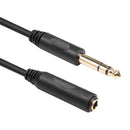 6.35mm Audio Extension Cable 1/4 Male to Female TRS Cable for Mixer Sound C
