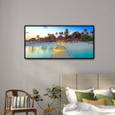 Beach Villa DIY 5D Full Round Diamond Painting Rhinestone Canvas Wall Art C