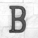Metal Letters Cast Iron House Sign Doorplate DIY Cafe Wall Decoration (B) Newly