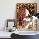 Divination Girl DIY Part Drill Special-shaped Diamond Painting Mosaic Kit