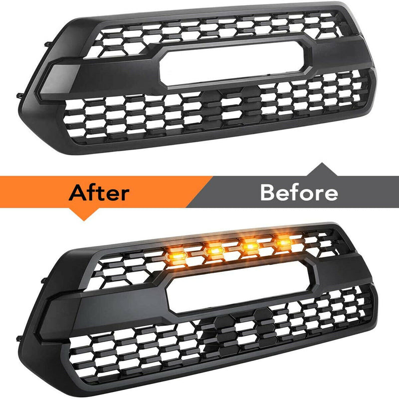 LED Grille Lights Amber Yellow w/Fuse for Tacoma TRD PRO Front Grille 2016-2018