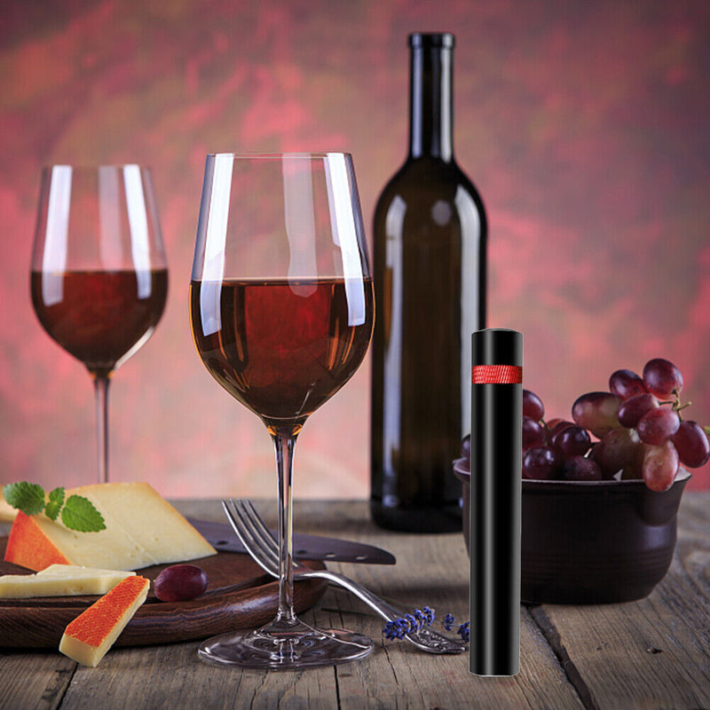 2 in 1 Air Pump Wine Bottle Opener Portable Wine Cork Remover Home Corkscrew