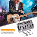 6 Strings Guitar Bridge Saddle Tailpiece for Fender Strat Electric Guitar Bridge