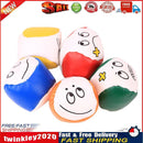 Cartoon Smile Face Juggling Ball PU Leather Bean Bag Kids Interactive Toys Newly