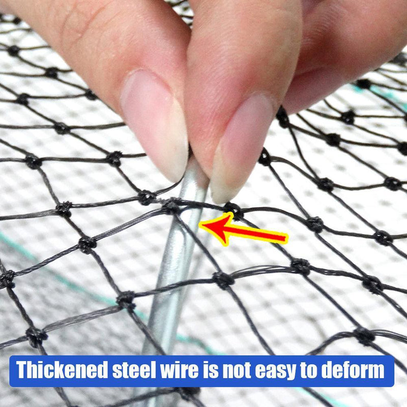Foldable Fishing Cast Crab Trap Fish Cages Loach Shrimp Net (Diameter 25)
