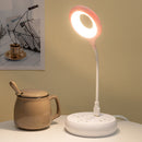 Portable Flexi Ring Lamp USB Study Reading LED Light Eye Protection (Pink) Newly
