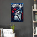 Retro Love Skeleton Couple Metal Painting for Bar Pub Tin Plaques Wall Sign