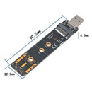 M.2 NVME NGFF SSD to USB 3.1 Adapter PCI-E to USB-A Internal 3.0 Converter R4O3