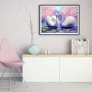 #A Swan 5D DIY Diamond Painting Kits Full Square Drill Wall Decor Rhinestone Art