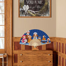 Hand Painted Folding Fan Oil Paint By Numbers DIY Kid Concert Draw Picture Gift