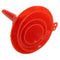 4PCS Plastic Red Different Size Funnel Set Kitchen Oil Garden Clean Fuel to D6I9