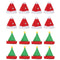 Decoration Xmas Decor Santa Claus Hat Lollipop Top Topper Cover Elf Hat